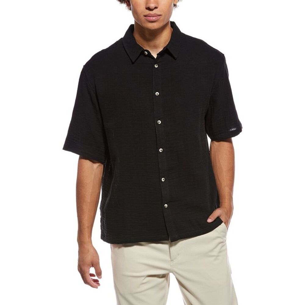 Sovereign Code Mens  Solid Shirt, Black